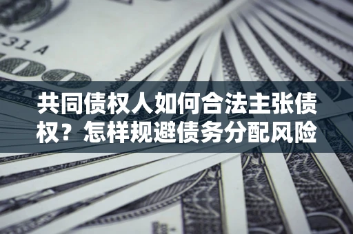 武汉共同债权人如何合法主张债权？怎样规避债务分配风险？