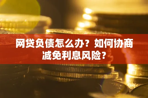 武汉网贷负债怎么办？如何协商减免利息风险？