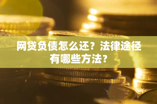 武汉网贷负债怎么还？法律途径有哪些方法？