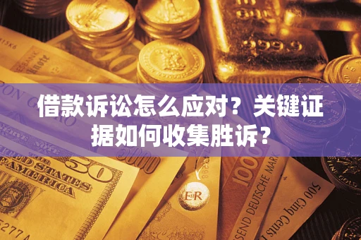 武汉借款诉讼怎么应对？关键证据如何收集胜诉？